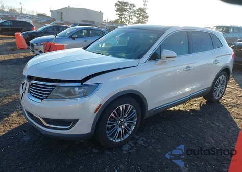 2017 Lincoln Mkx Reserve z USA, uszkodzony, nr VIN 2LMPJ6LR1HBL15408